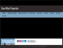 Tablet Screenshot of davewileyproperties.com